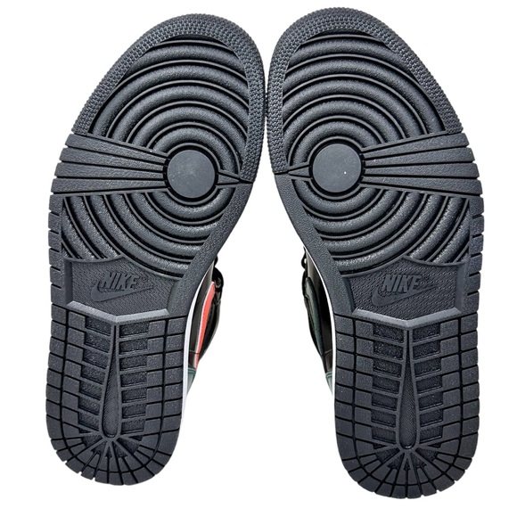 SoleFly x Jordan 1 Retro High Sneakers Patent Art Basel Miami  Black SZ. 8.5 - Picture 12 of 16